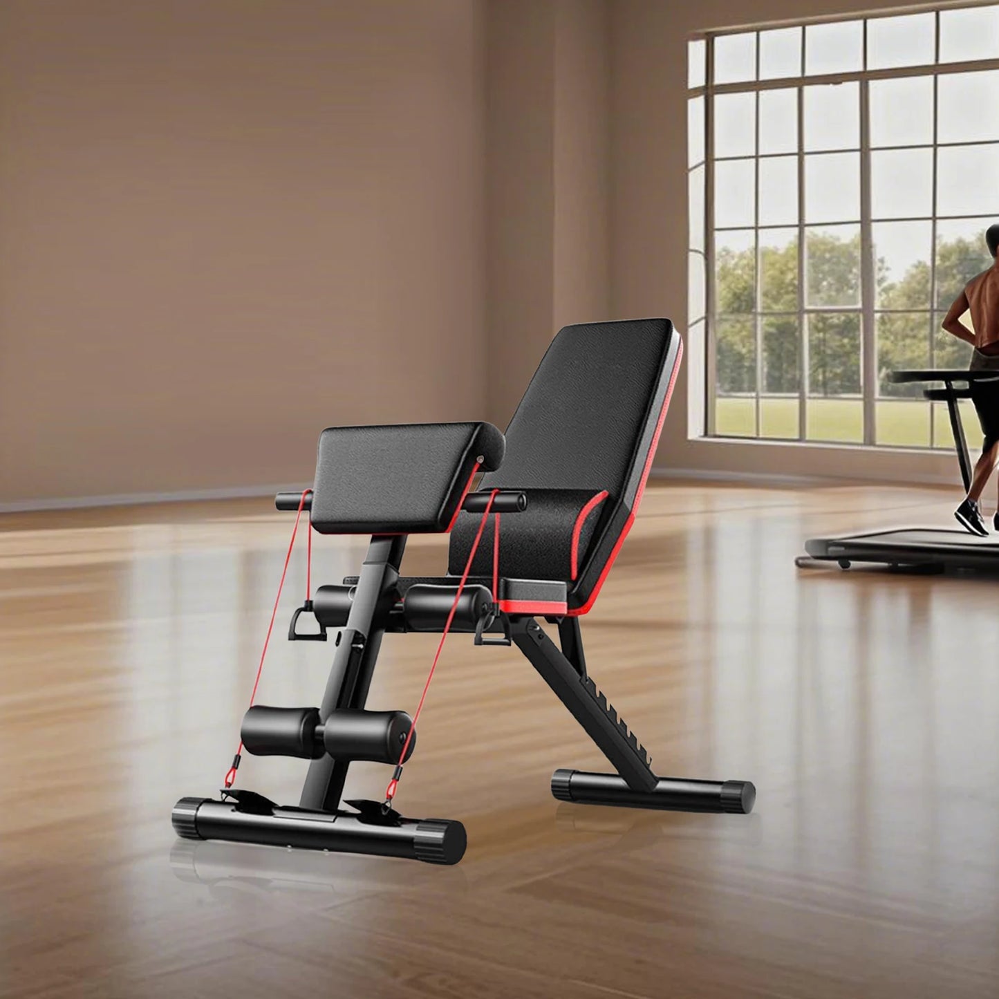 Adjustable Fitness Bench For Strength Training And Abdominal Workouts