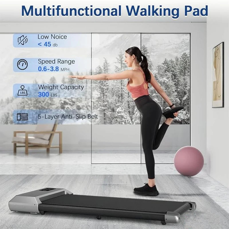 Home Use Treadmill 2.5 HP Dual Mode Walking Running Machine