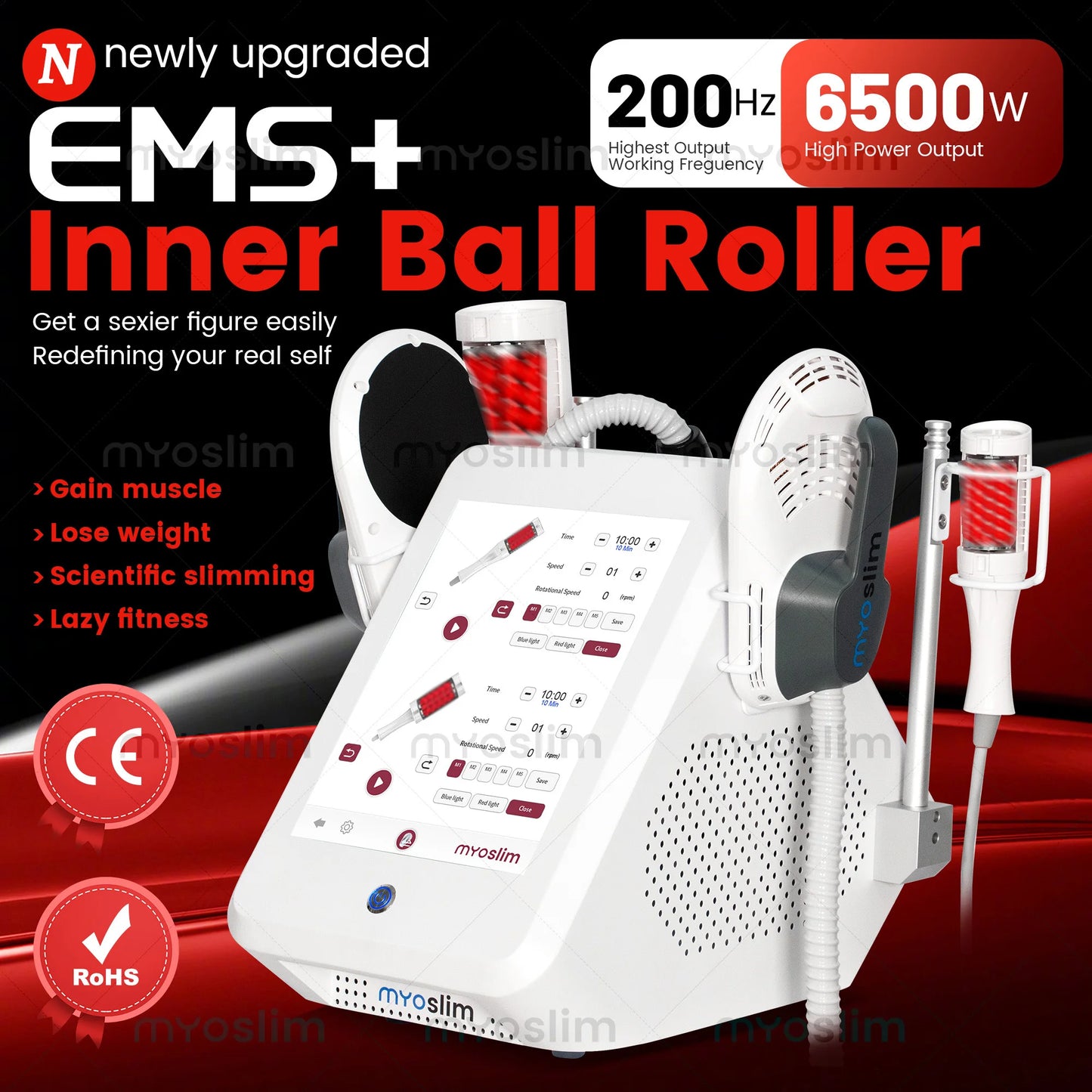 MYOSLIM 360 Degree Vacuum Massage Roller For Cellulite Reduction