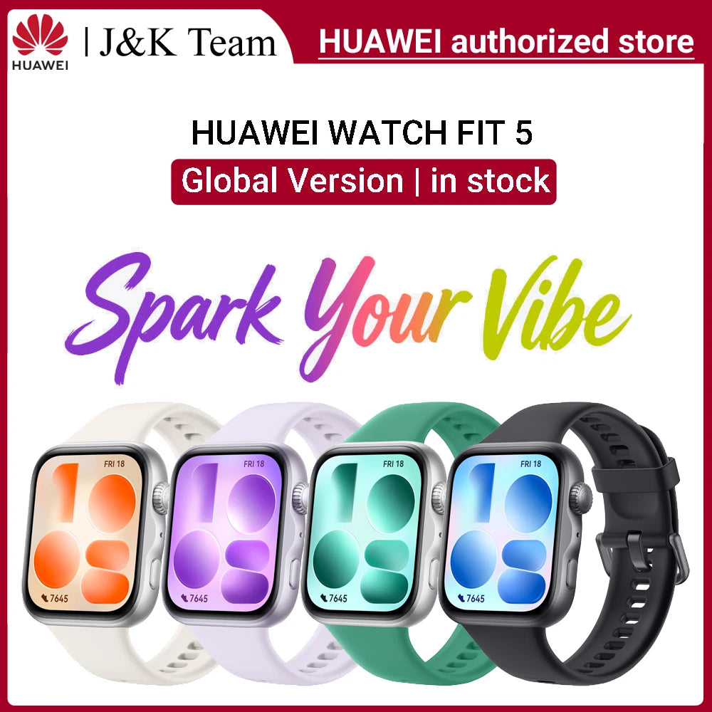 Huawei Watch Fit 5 Smartwatch 1.82 Inch AMOLED GPS NFC