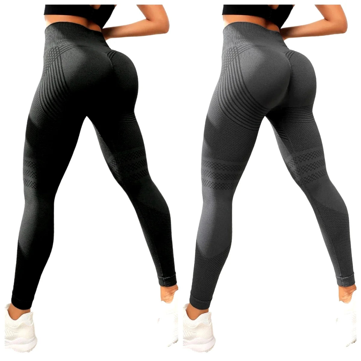 Women Compression Leggings Cellulite Slimming Leggings High Waist Seamless Yoga Fitness Redefine Your Silhouette Sport Pants