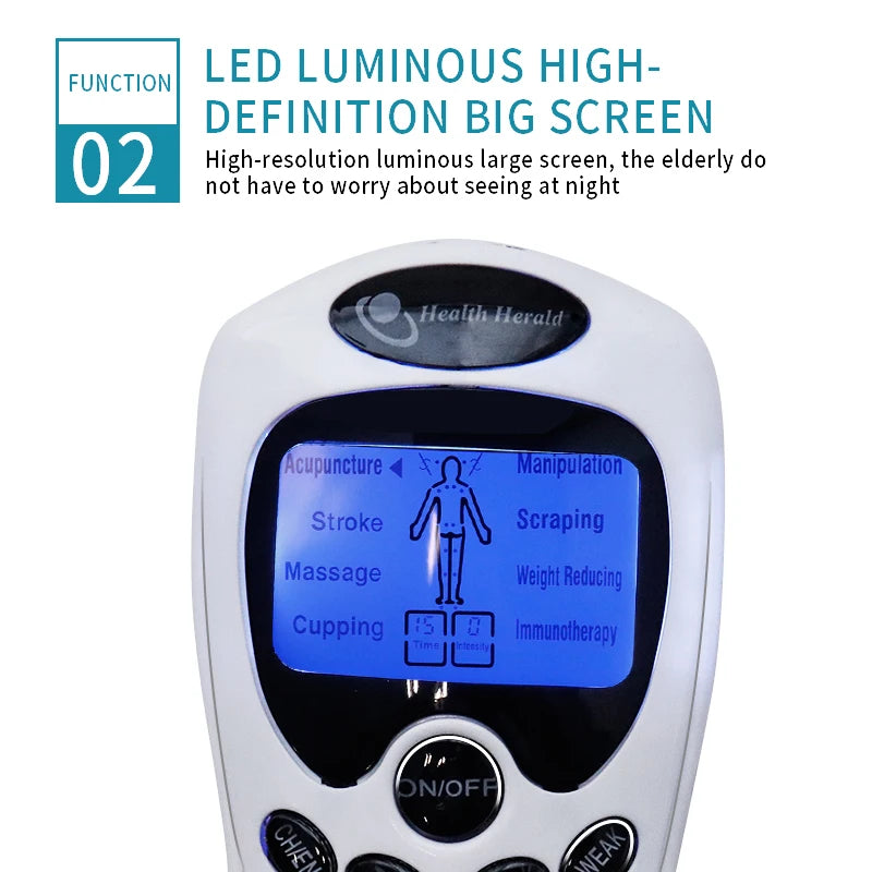 Tens Machine Physiotherapy Muscle Stimulator For Neck Back Pain Relief