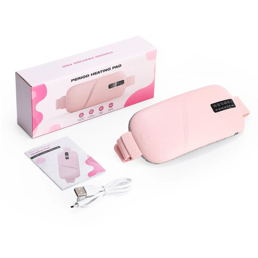 PASTSKY Electric Waist Heating Massage Belt For Menstrual Relief
