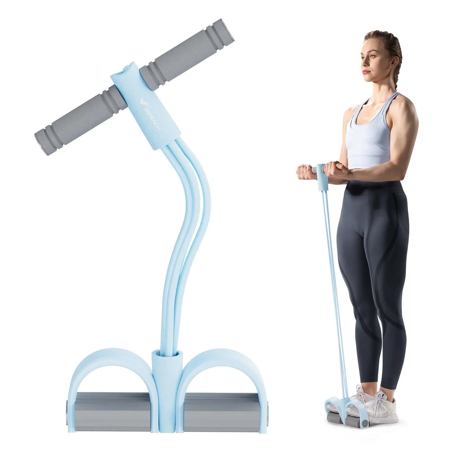 Multifunction Pedal Resistance Band For Full Body Home Gym Workouts