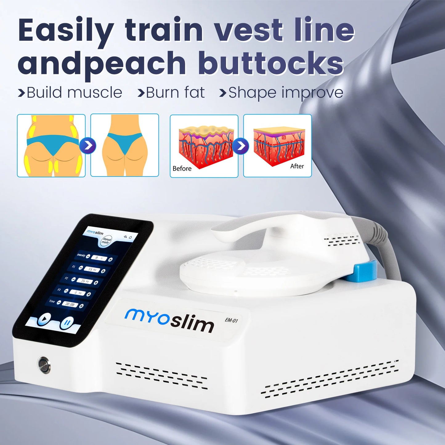 Emszero MyoSlim Neo 6500W Muscle Stimulation Therapy Device
