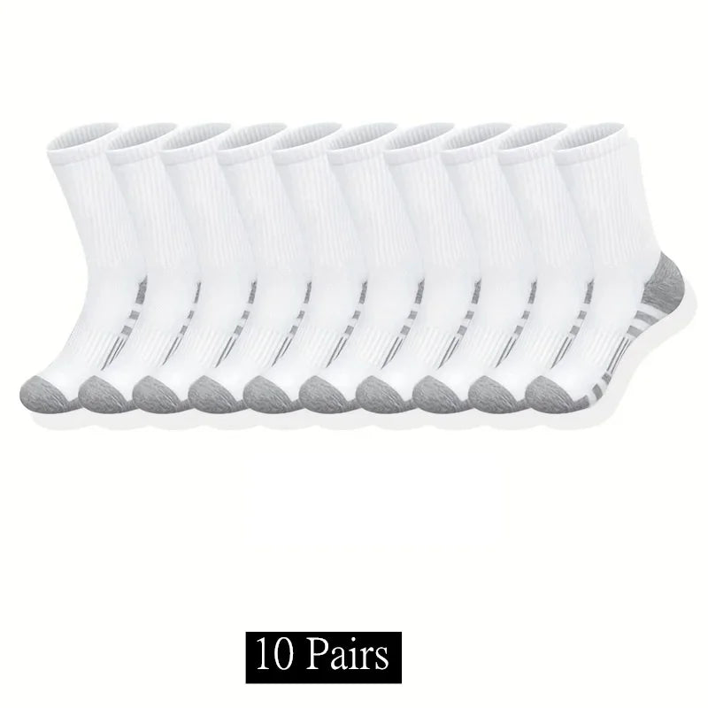 GIOIO Classic Crew Socks Unisex Sports Running Anti Slip Breathable