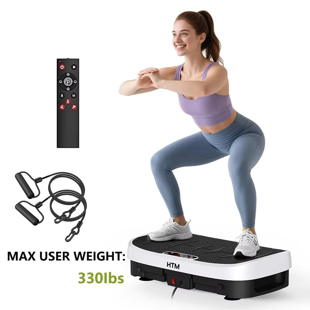 HTM Whole Body Vibration Plate Exercise Machine Remote Control