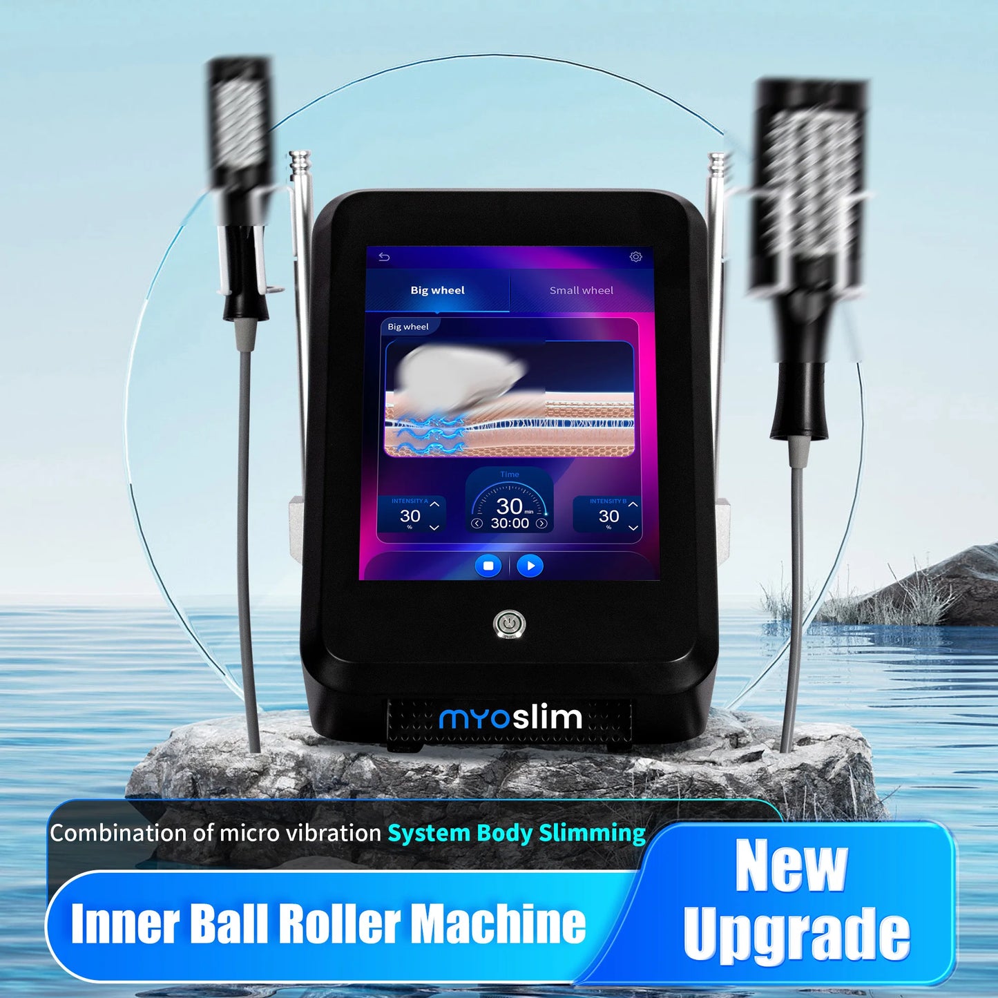 EMS Inner Ball Roller Slimming Massager 360 Rotation Cellulite Reduction