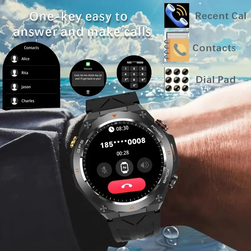 SENBONO GPS Smart Watch Builtin GPS Bluetooth Phone Calls