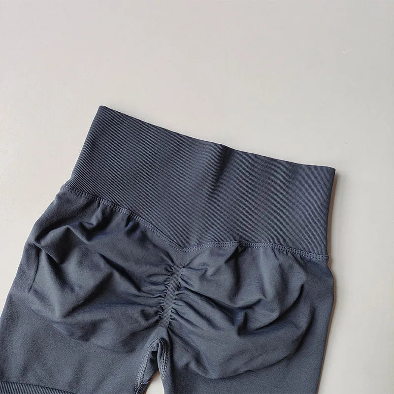 SKINOFSKIN Peach Hip Lifting Sports Shorts Women High Waist