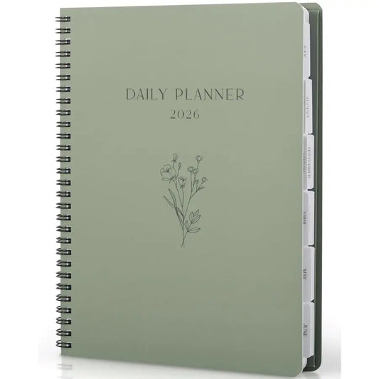 Daily Planner With Weekly And Monthly Spreads For Easy Planning