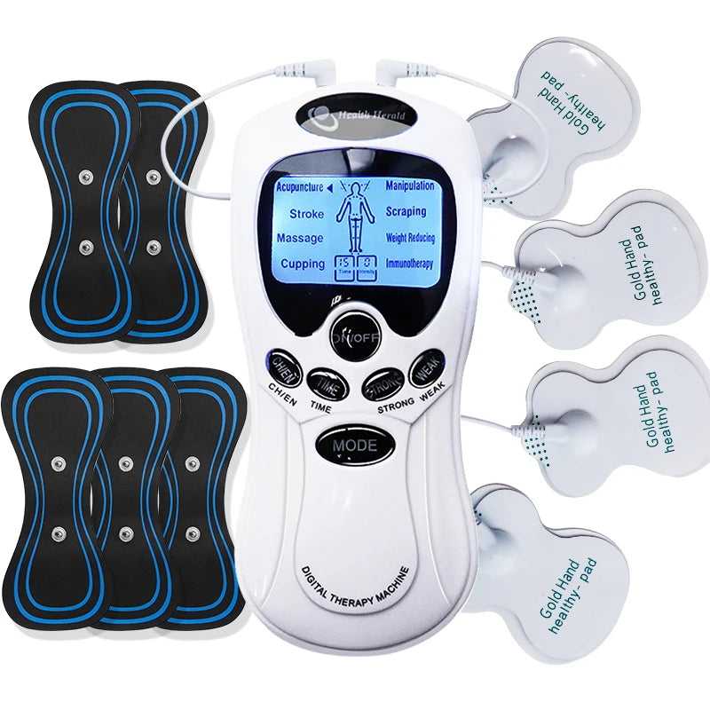 Tens Machine Physiotherapy Muscle Stimulator For Neck Back Pain Relief