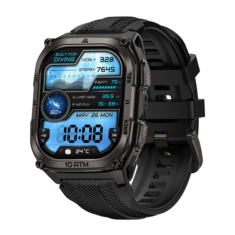KOSPET Tank M4 Smart Watch With GPS Maps 10ATM Waterproof