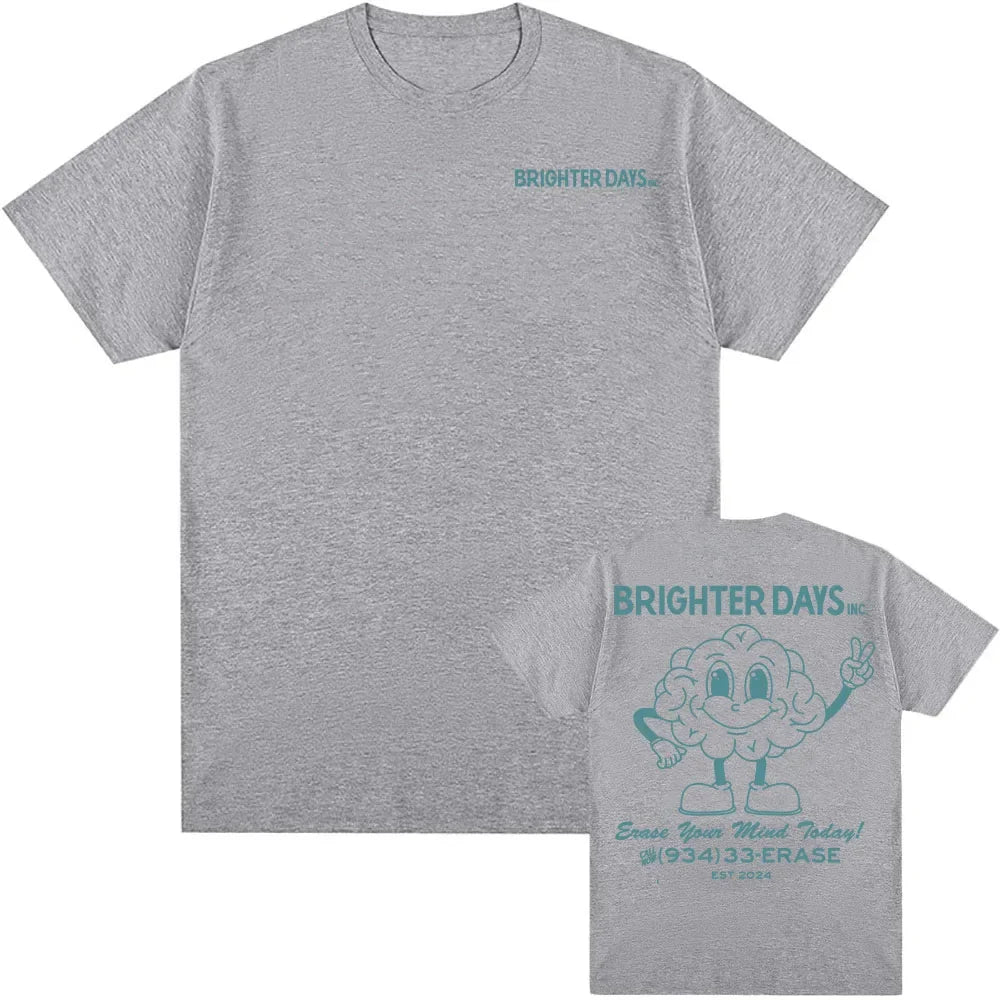 Brighter Days 934-33-ERASE T-Shirt Cotton Summer Tees ArianaGrande Eternal Sunshine Deluxe Album Graphic T Shirt for Men Women
