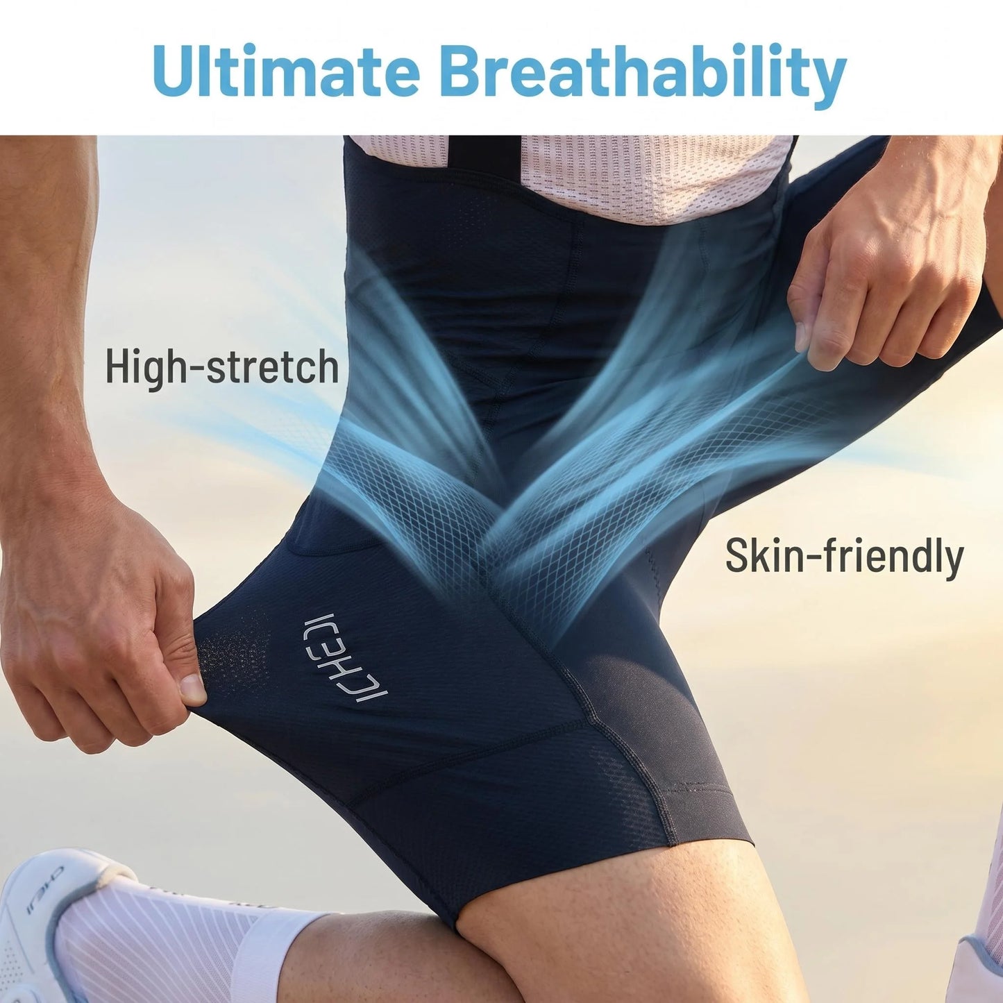 Cheji Men's Cycling Bib Shorts