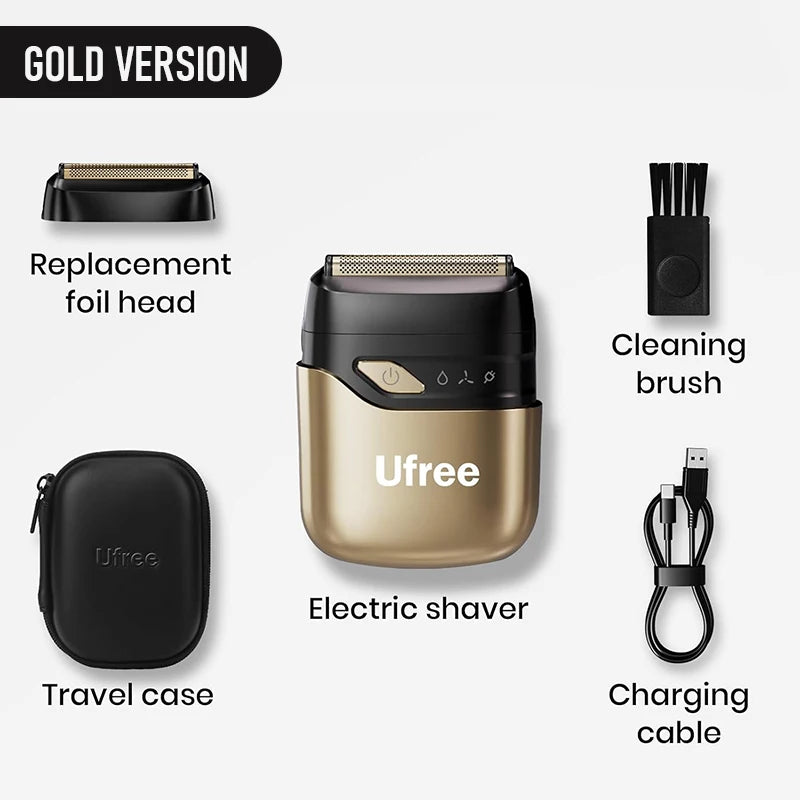 Ufree Foil Shaver For Men Electric Razor Rechargeable With 4 Floating Blades