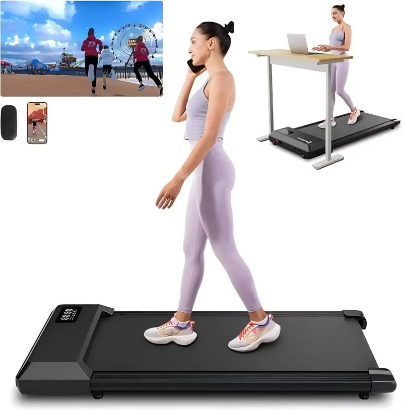 Superun Two In One Home Office Treadmill With App Control