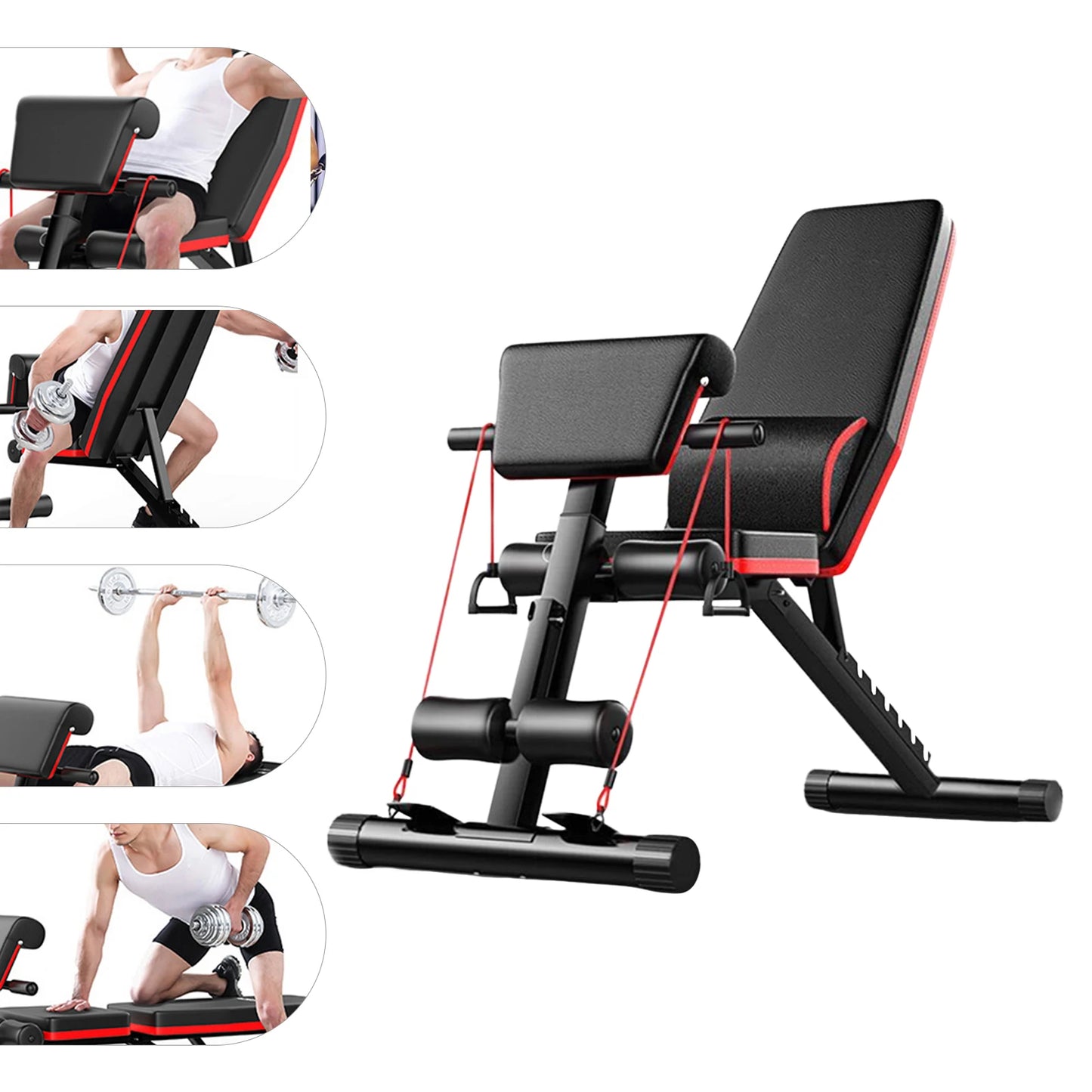 Adjustable Fitness Bench For Strength Training And Abdominal Workouts