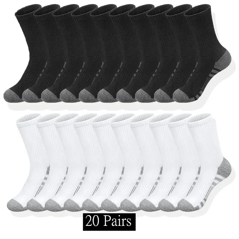 GIOIO Classic Crew Socks Unisex Sports Running Anti Slip Breathable