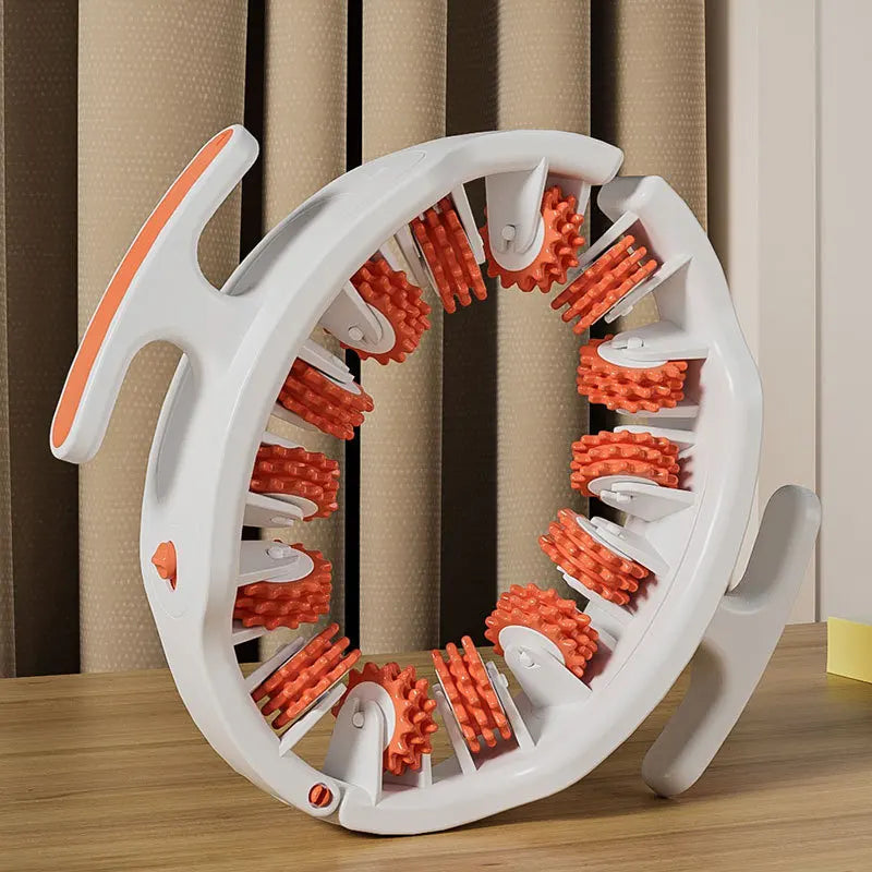 Multi-function Ring Leg Massager Massage Roller Detachable Handles for Full Body Neck Shoulder Abdominal Muscle Slimming guasha facial massage هزاز facial massager massager