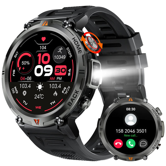 LaNikar KE3 Bluetooth Call Smart Watch for iOS and Android