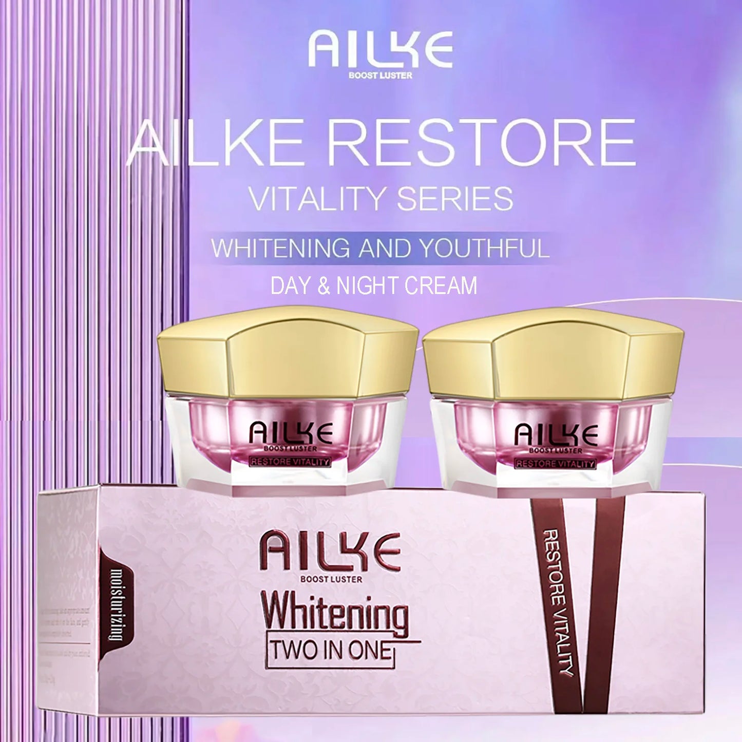 AILKE Whitening Facial Cream Brightening Anti Aging For All Skin Types