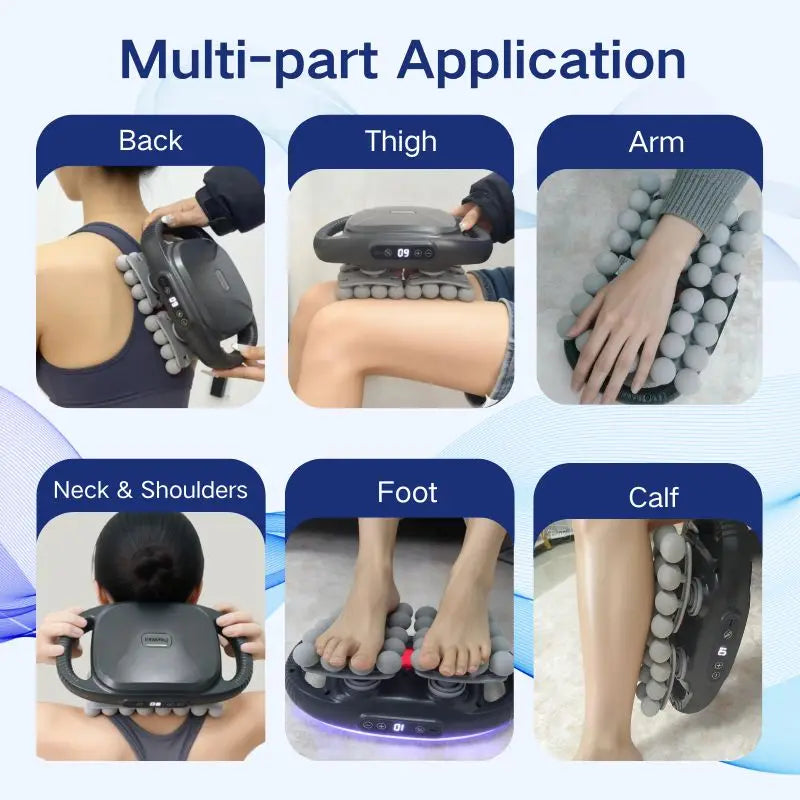 Massager 40-Head For Shoulder Neck Back Leg Pain Relief