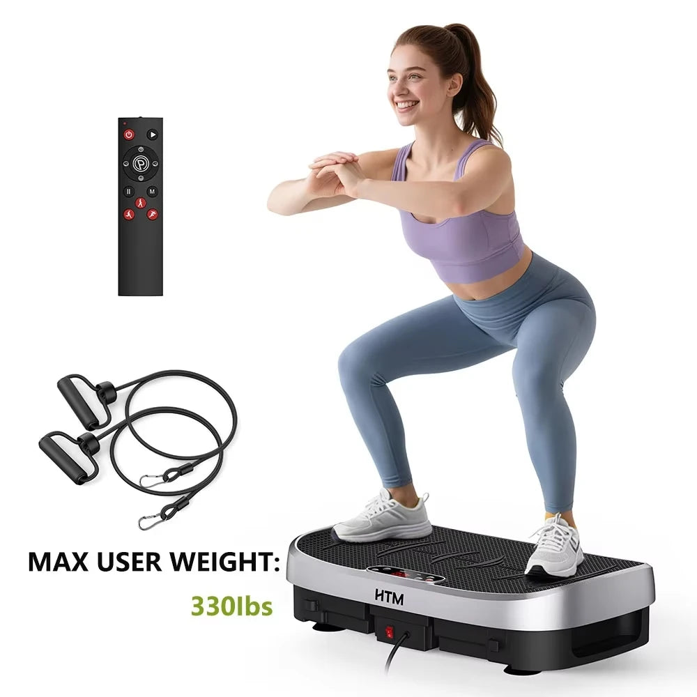 HTM Whole Body Vibration Plate Exercise Machine Remote Control