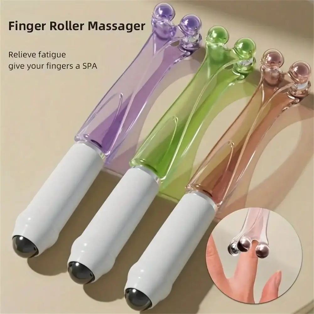Magnetic Finger Massage Roller Bead Press Relaxation Tool