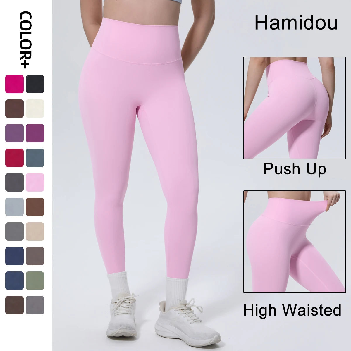 High Waist Quick Dry Push Up Yoga Leggings Stretch Outdoor Run Cycle Summer Gym Fitness Trousers Women