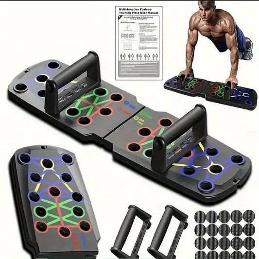 Solid Push Up Board Home Workout Equipment Multi Functional System