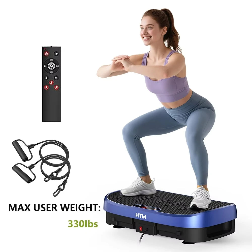 HTM Whole Body Vibration Plate Exercise Machine Remote Control
