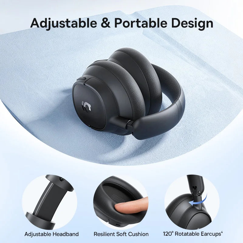 Baseus Wireless Headphones With Hybrid Noise Cancelling And LDAC