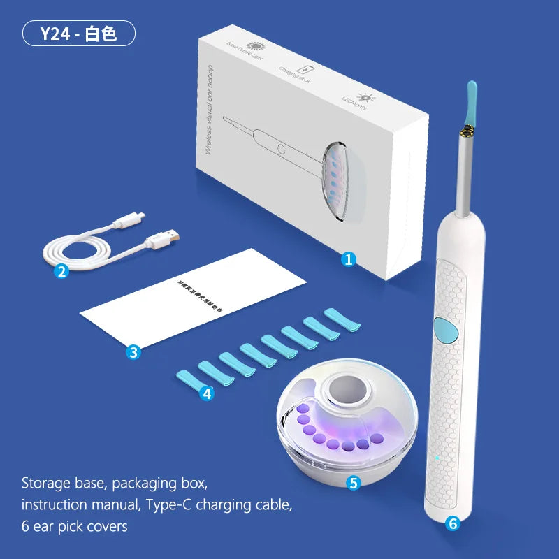 Visual Ear Wax Cleaner Endoscope With 5M Camera Ear Care