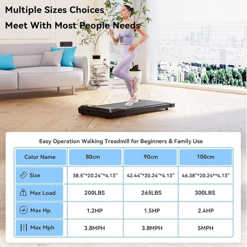 Superun Two In One Home Office Treadmill With App Control