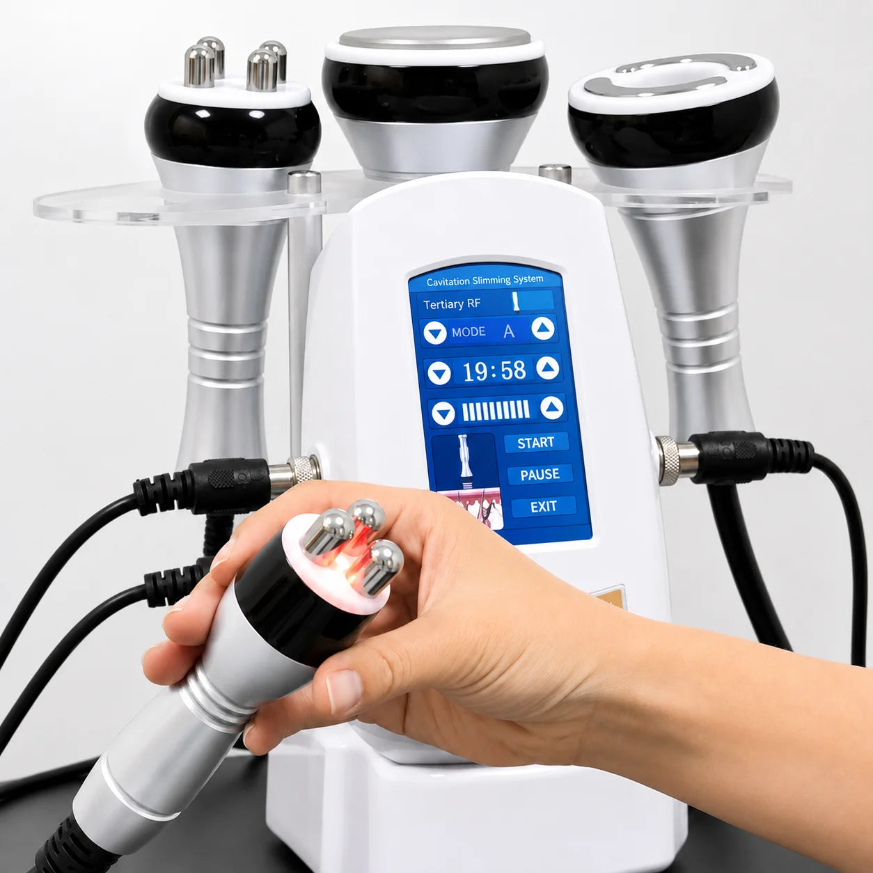 Beemyi Cavitation Machine With Massage Handles Beauty Body Care Device