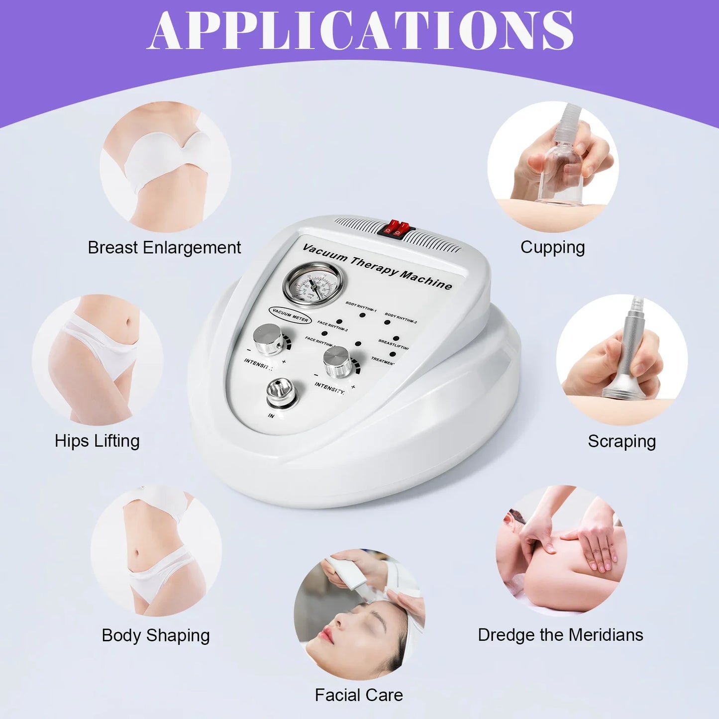 Vacuum Therapy Machine With 24 Cups And 3 Powerful Pumps