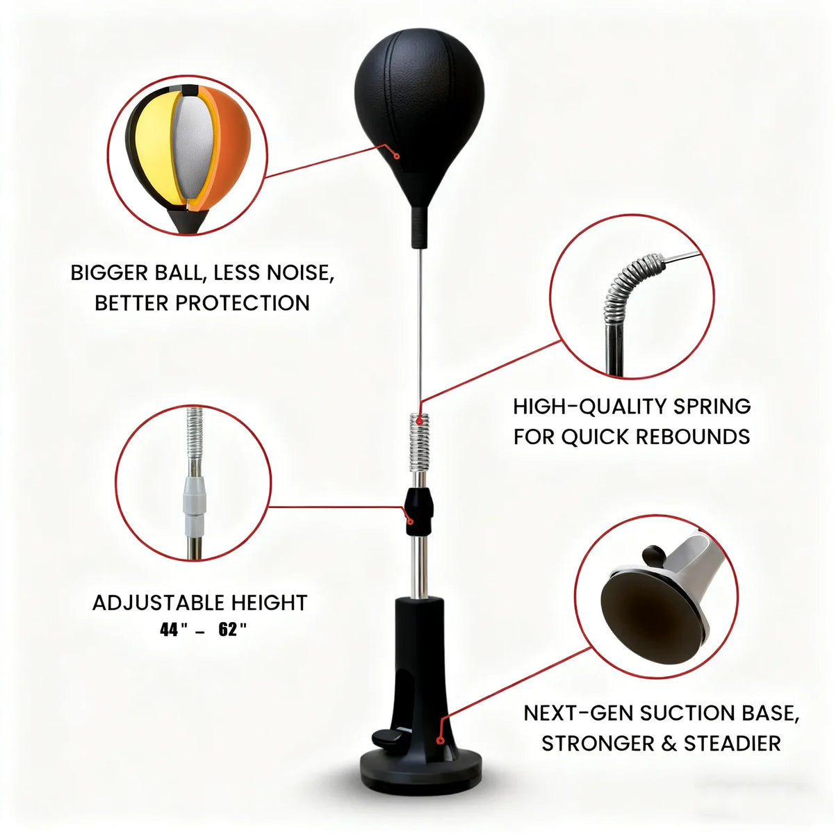 Cobra Reflex Punching Bag For Home Boxing Agility Training
