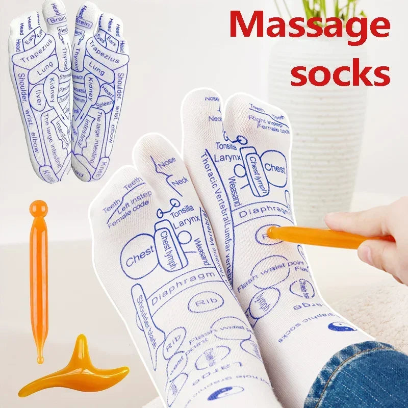 Acupressure Foot Massage Socks For Reflexology And Pain Relief
