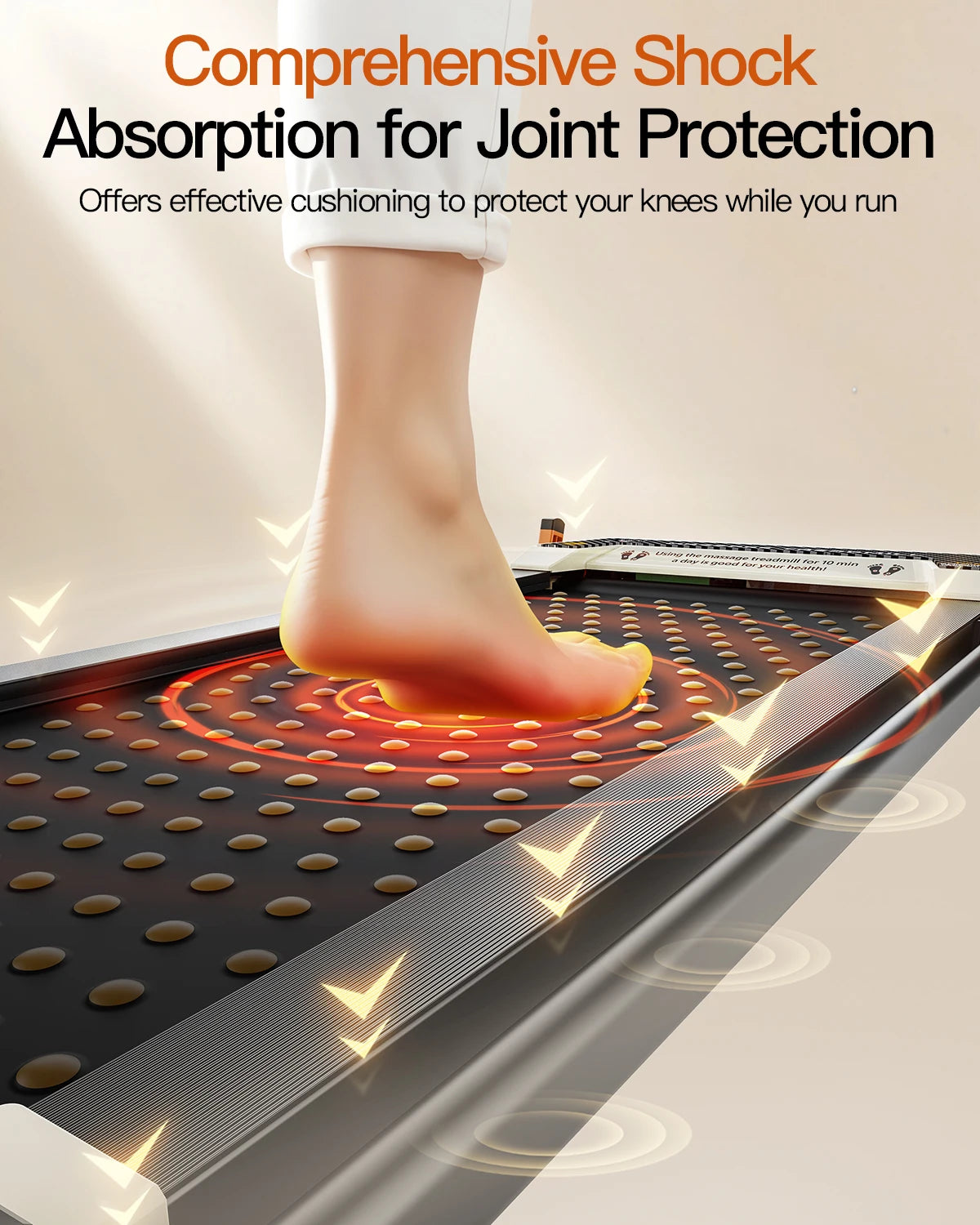 AKLUER Walking Pad Treadmill 2.5HP Home Use With LCD Display