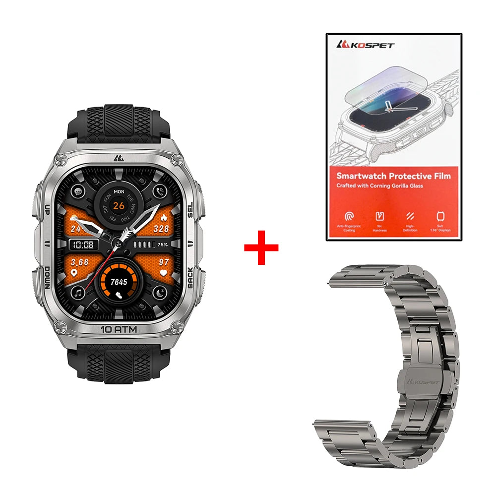 KOSPET Tank M4 Smart Watch With GPS Maps 10ATM Waterproof