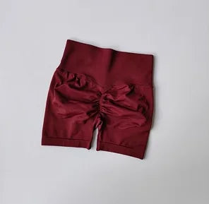 SKINOFSKIN Peach Hip Lifting Sports Shorts Women High Waist