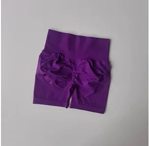 SKINOFSKIN Peach Hip Lifting Sports Shorts Women High Waist